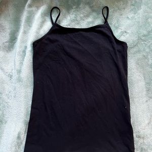 Black tank top